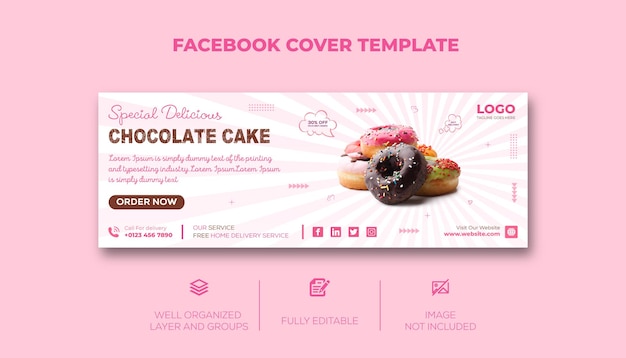 Vetor promoção de mídia social de sorvete delicioso especial e modelo de banner