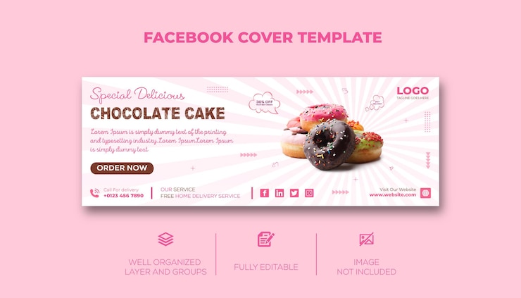 Vetor promoção de mídia social de sorvete delicioso especial e modelo de banner