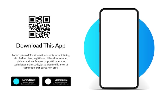 Publicidade modelo para download de aplicativo para celular