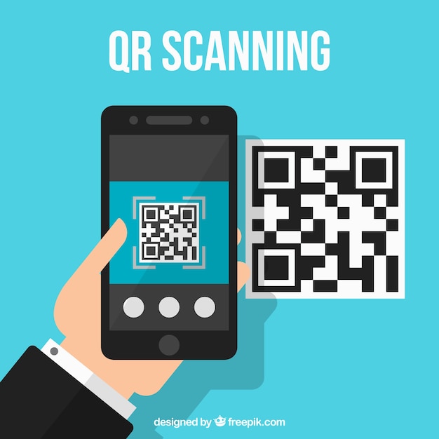 Qr code fundo tecnológico