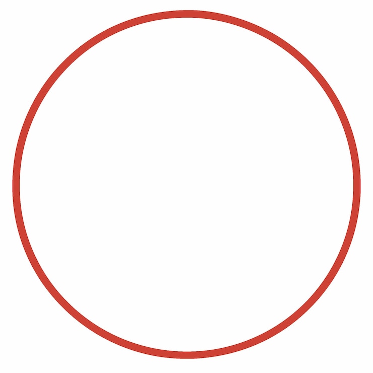 Vetor quadro circular decorativo linhas de fronteira com padrão de design geométrico e simétrico