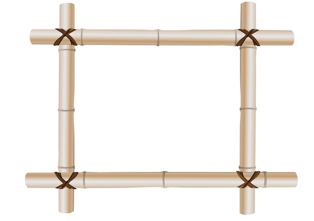 Quadro de bambu.