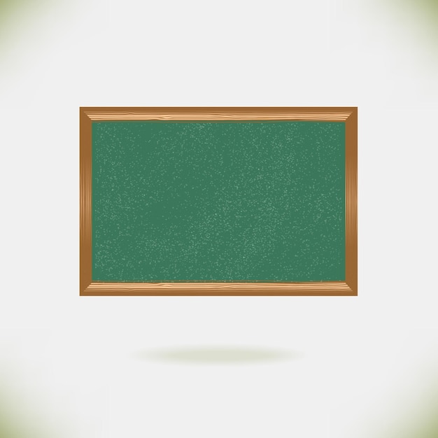 Quadro de escola verde vazio