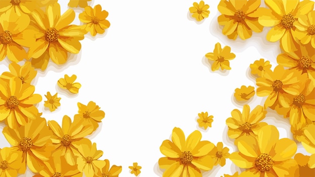 Quadro de flores amarelas