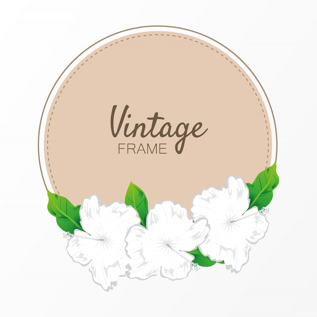 Quadro floral vintage