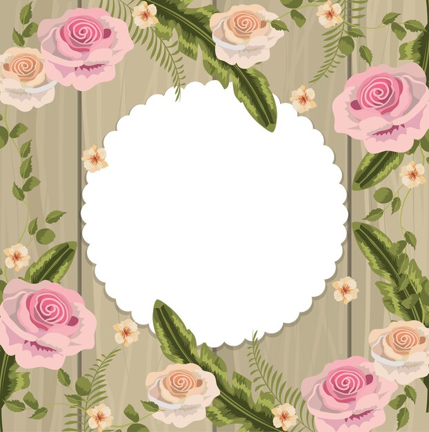 Quadro floral vintage