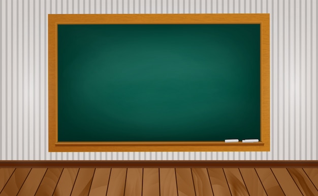Quadro-negro na escola