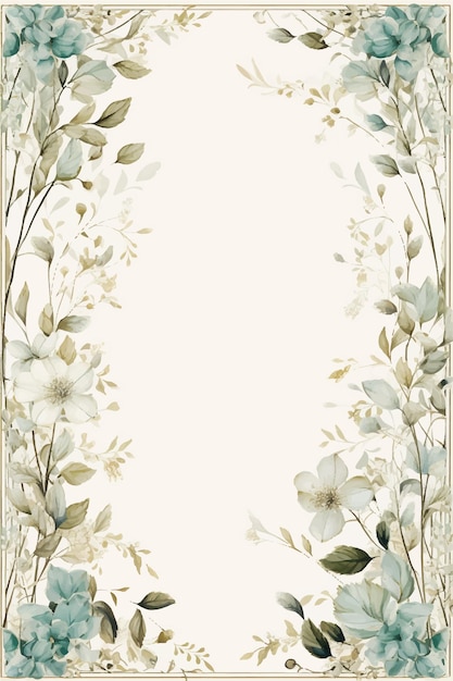 Vetor quadro vintage floral em textura de papel 3