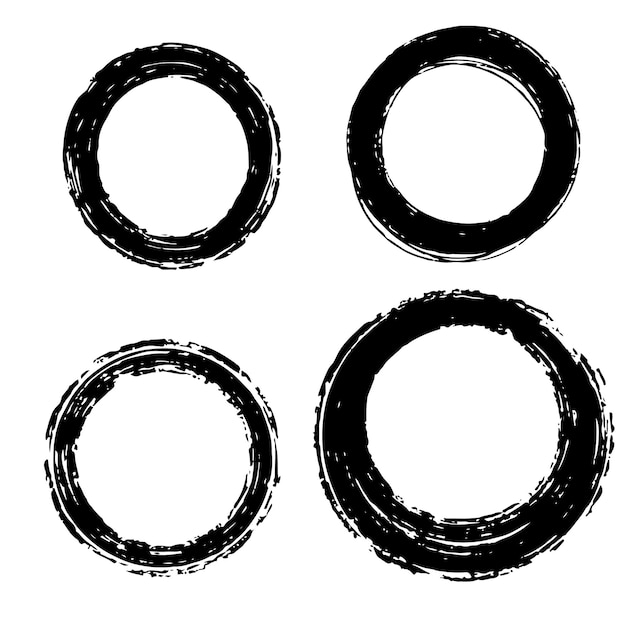 Quadros de círculos Grunge