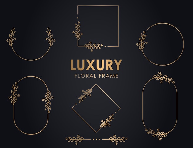 quadros florais luxuosos grinalda floral premium