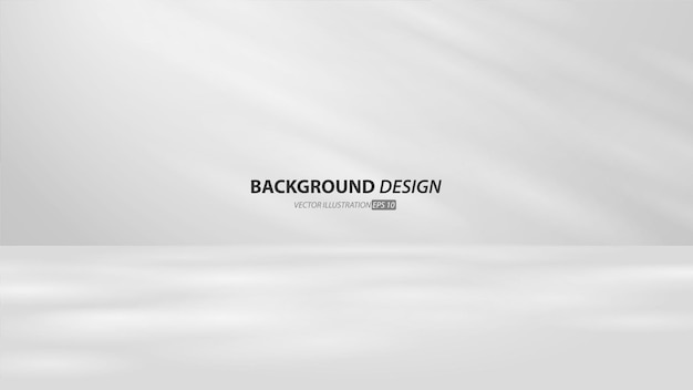 Quarto estúdio cinza vazio e fundo claro. exibição do produto com espaço de cópia para exibição do design de conteúdo. Banner para anunciar o produto no site.