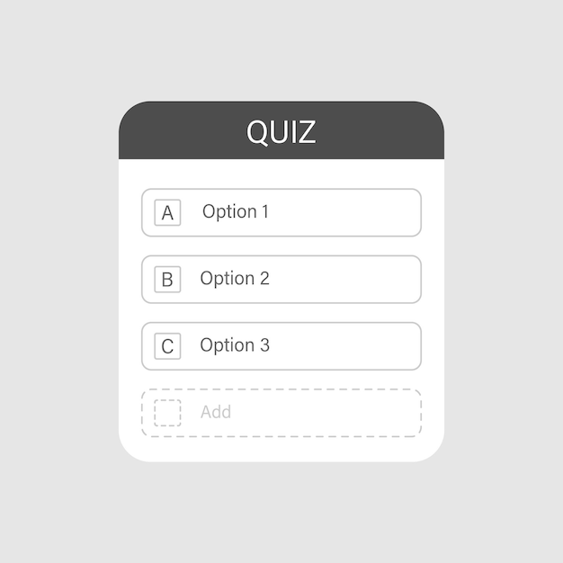 Vetor questionário, adivinhe o ícone de adesivo de mídia social em estilo plano ilustração vetorial de perguntas frequentes em fundo isolado conceito de negócio de sinal de botão de ajuda