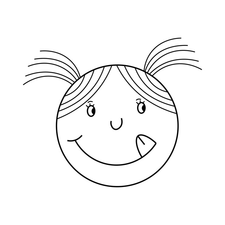 Vetor rabiscar animais isolados na página para colorir de contorno para crianças e ilustração vetorial infantil