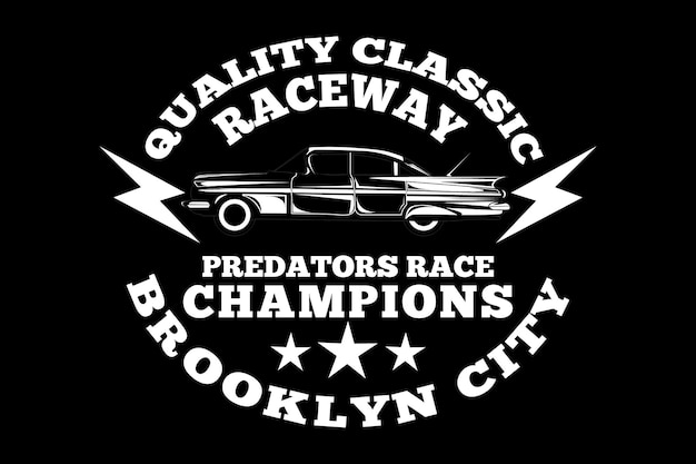 Raceway brooklyn city champions estilo vintage