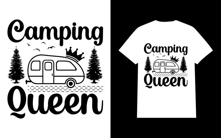 Vetor rainha do acampamento