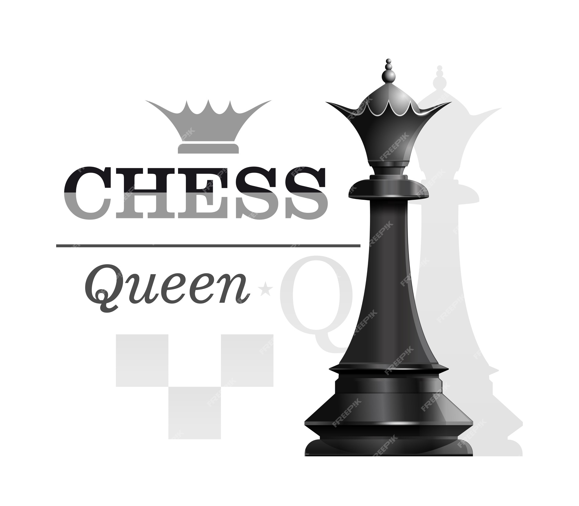 Adesivo Quadrado Chess Color King, Colorida Xadrez King Piece