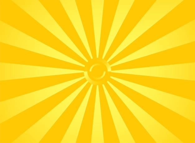 Raios de sol laranja estrela luz amarela flash explosão giratória de luz solar