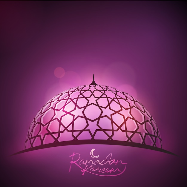 Ramadan background feixe de luz