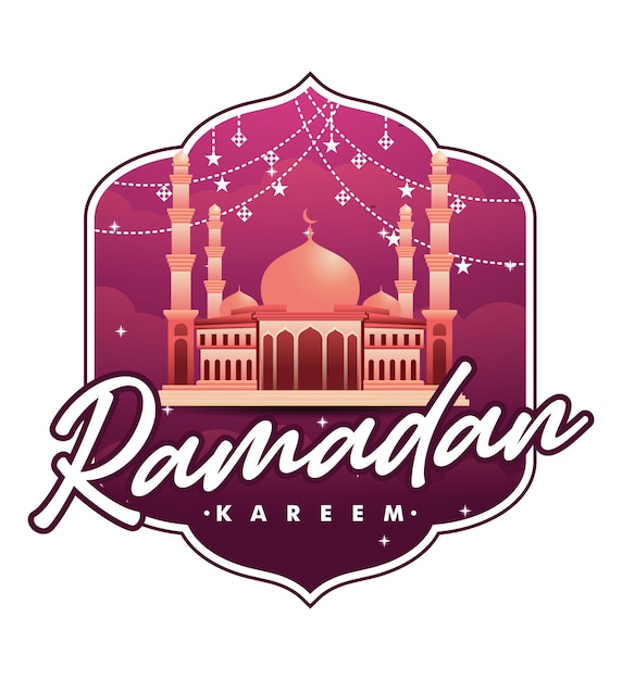 Ramadan Kareem cartão