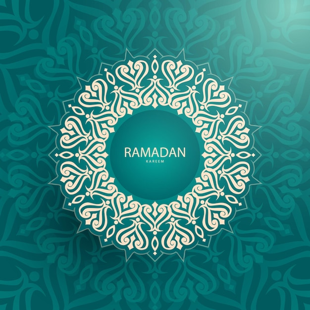 Ramadan kareem com fundo de ornamento, luxo e conceito religioso