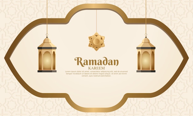 Ramadan kareem e fundo islâmico