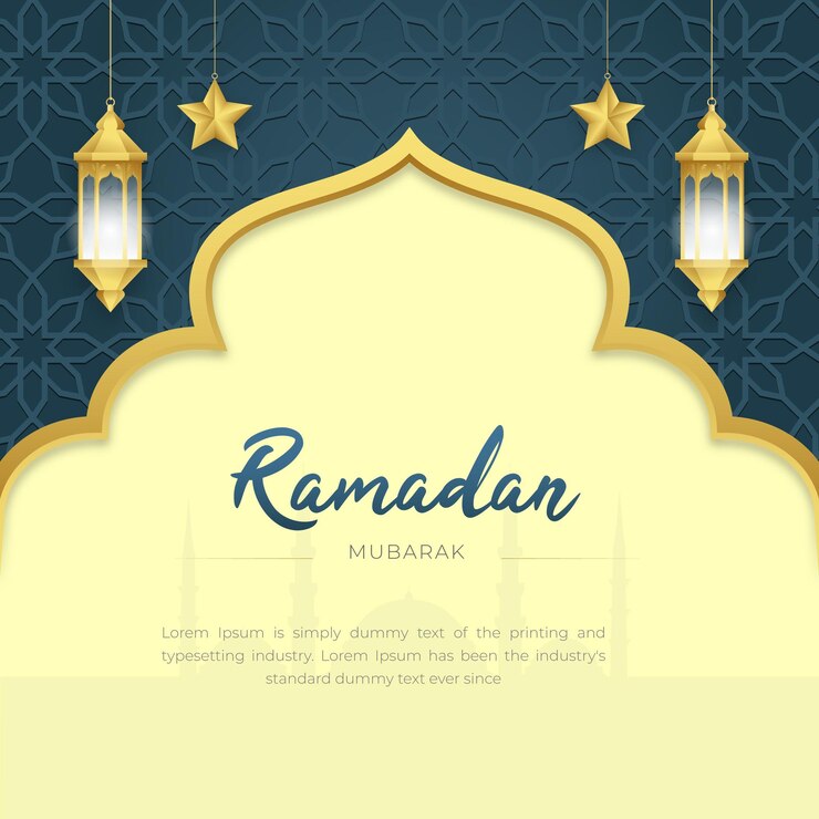 Ramadan Kareem Festival Islâmico Tradicional Design de Banner de Mídia Social Religiosa