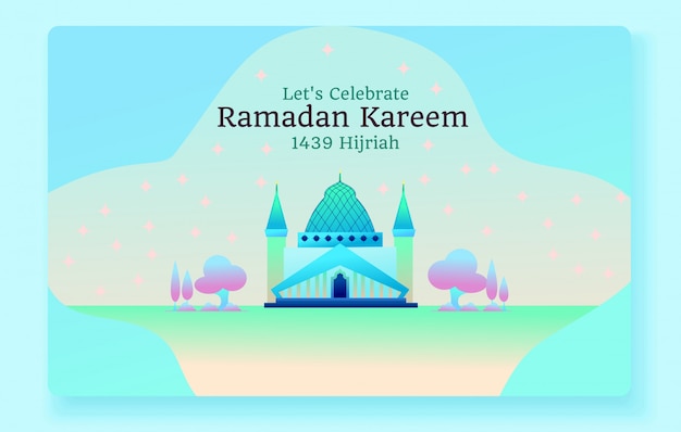 Vetor ramadan kareem