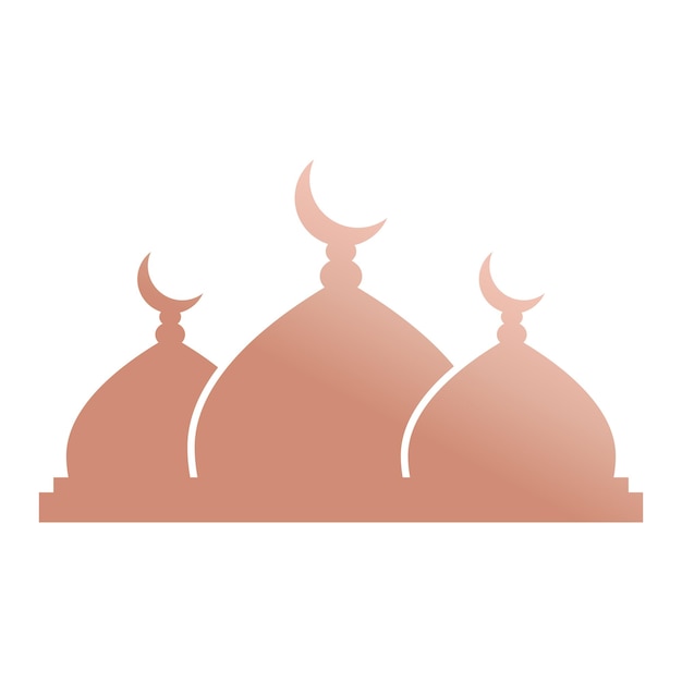 Ramadhan kareem cartaz banner papel de parede islâmico mousque logotipo ícone vetor de design plano