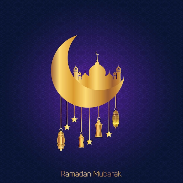 Ramdan kareem cresent moon