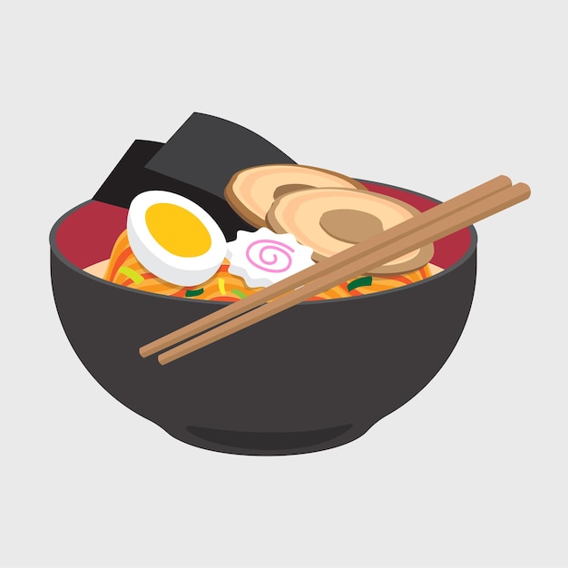 Ramen é a comida do povo japonês.