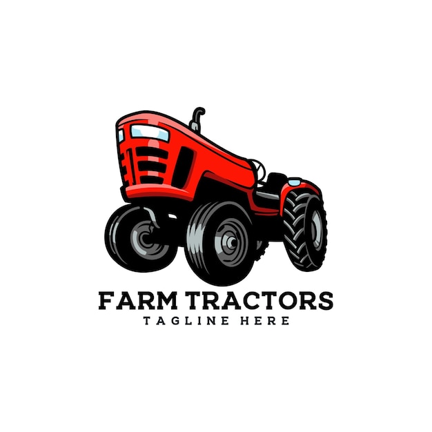Vetor rastreadores de fazenda motor de roda de caminhão de veículo agrícola