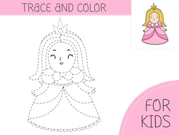 Desenho de Princesa e rei para Colorir - Colorir.com