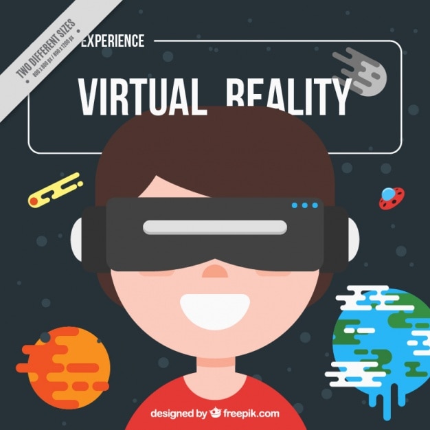 realidade óculos virtuais fundo