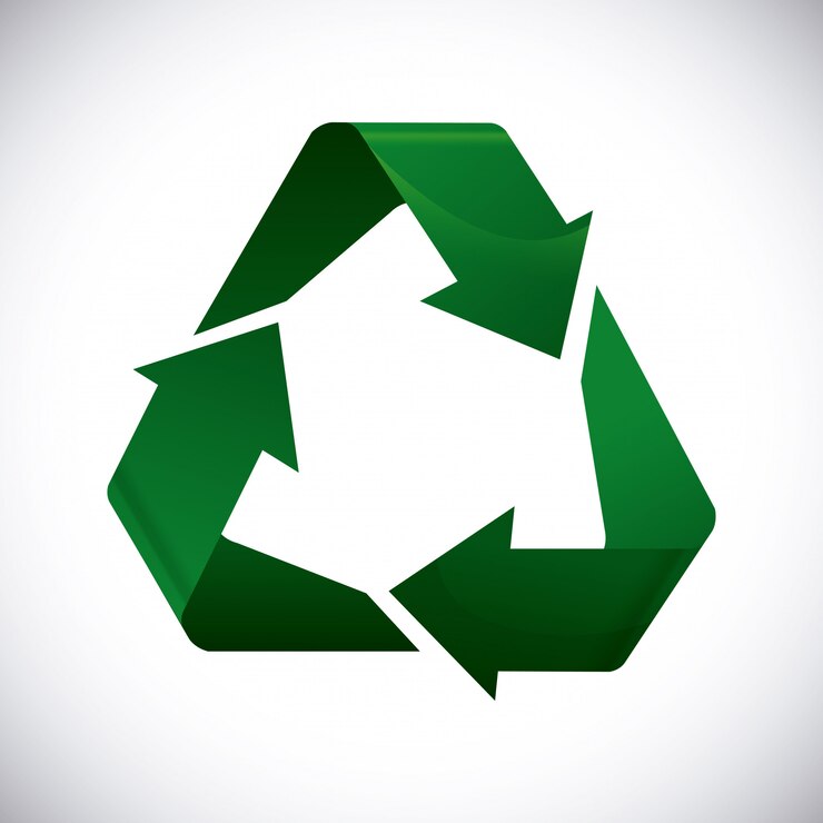 Vetor reciclar design.