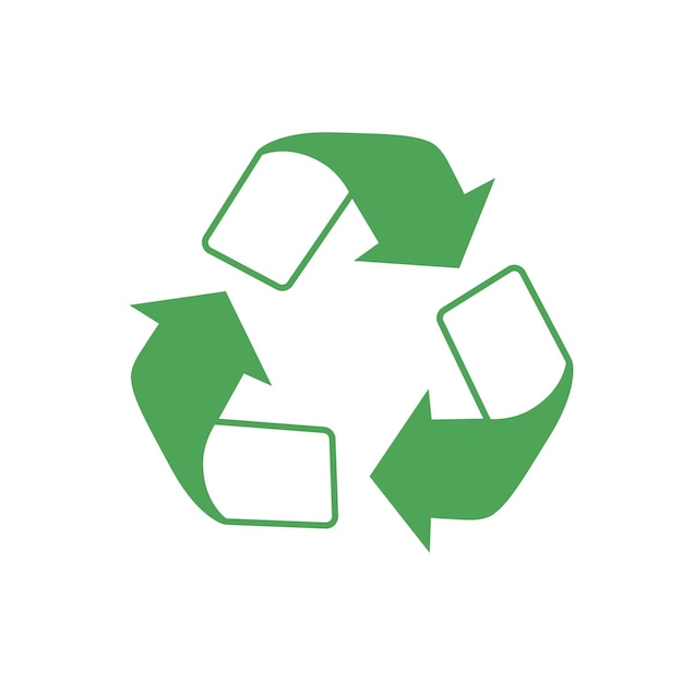 Recicle o símbolo da imagem do ícone Fotos de Stock Vetores