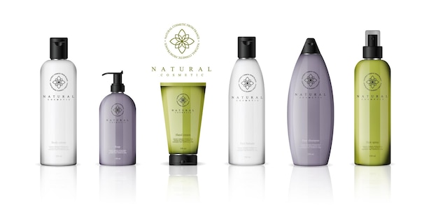 Recipientes e tubos de creme cosmético para creme de loção xampu gel bálsamo condicionador spray