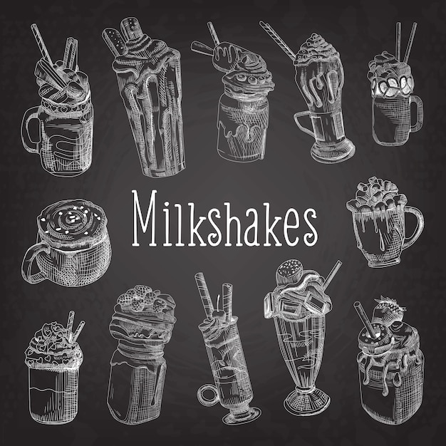 Recolha de milkshakes