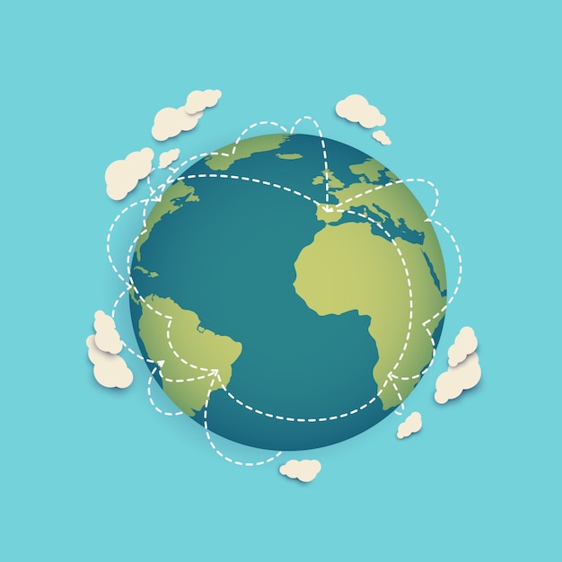 Rede mundial ou ícone de comunicação global