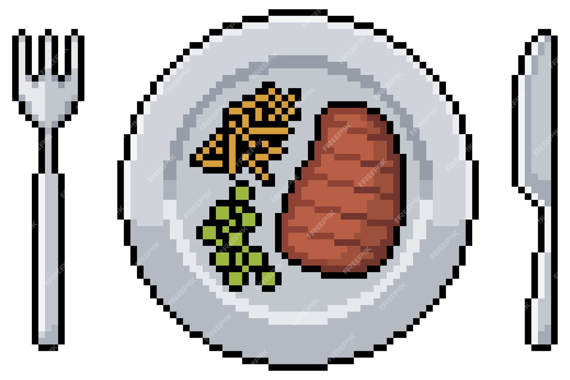 pixel art celular pedindo hambúrguer e batatas fritas no ícone de vetor de  aplicativo de comida para jogo de 8 bits em fundo branco 16137194 Vetor no  Vecteezy