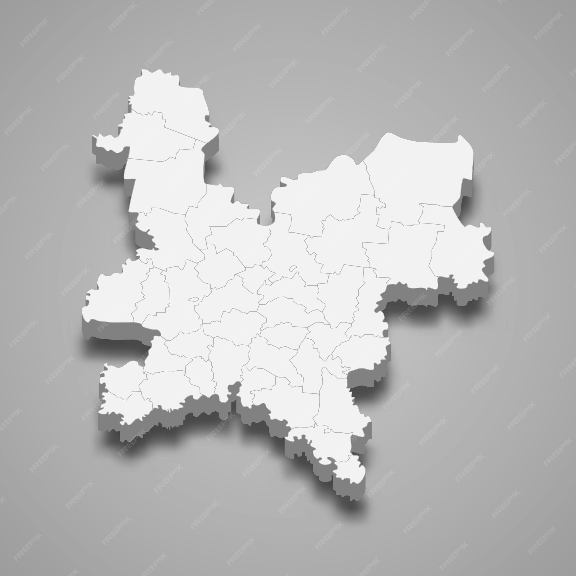 Карта Кировской области контур