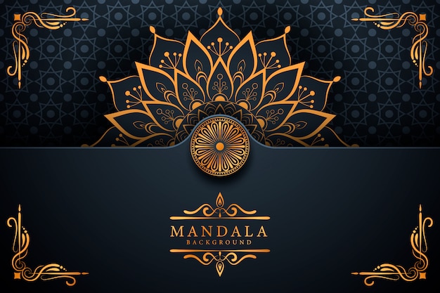 Rei de mandala de luxo criativo