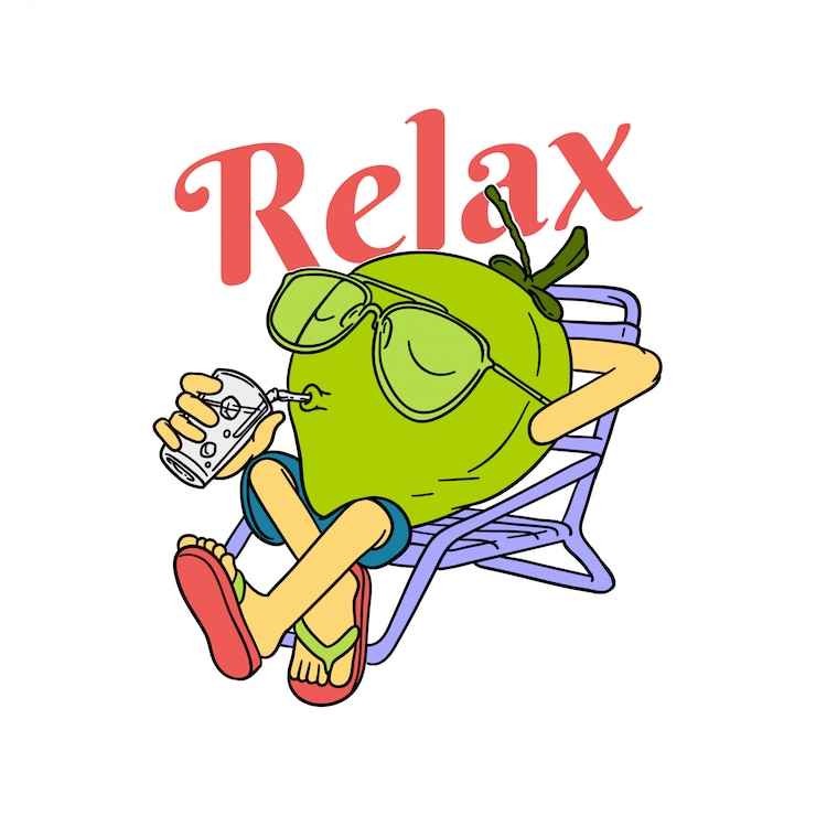 Vetor relax coconut