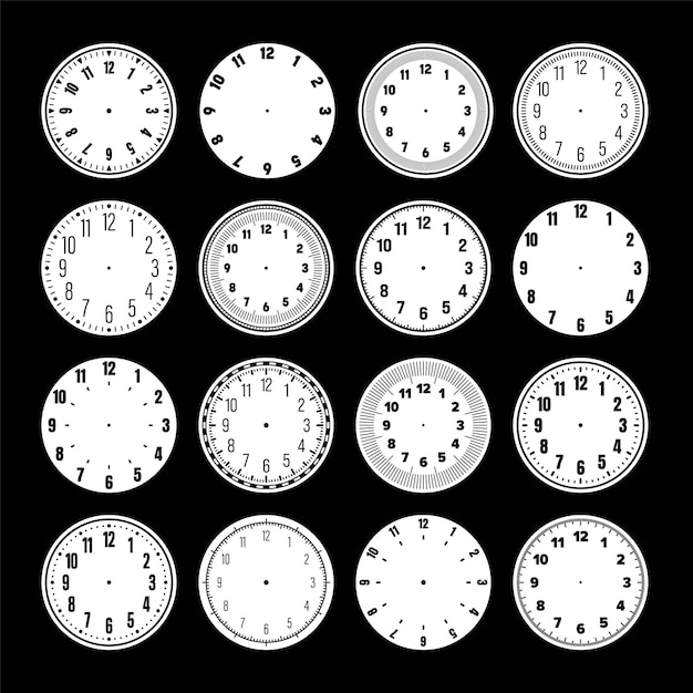 Relógios mecânicos com mostrador de relógio com números, temporizador de moldura ou elemento de cronômetro com minutos e horas