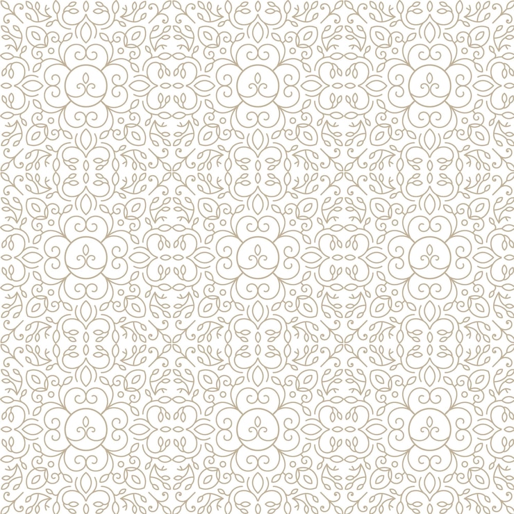 Vetor renda, padrão floral abstrato sem emenda, plano de fundo