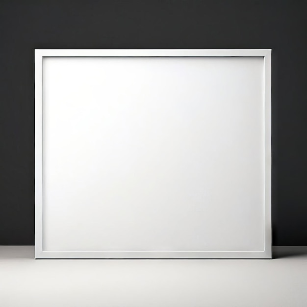 Vetor renderização 3d de outdoor branco em branco em um fundo escuro rendering 3d de billboa branco em branco