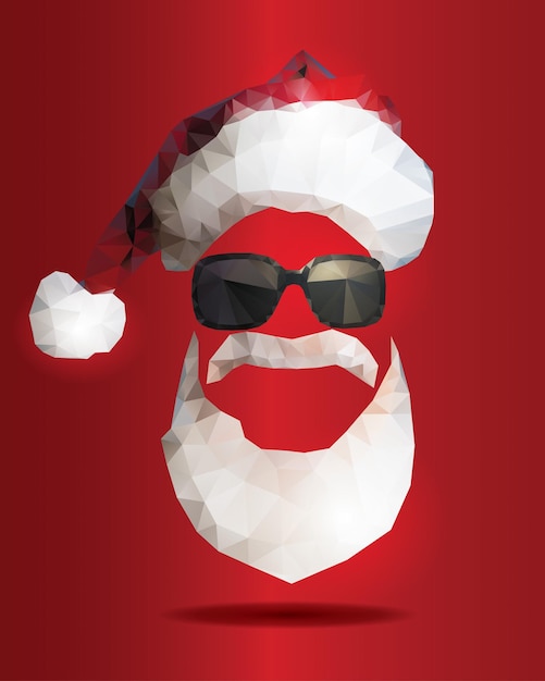 Resumo de ilustração vetorial de papai noel