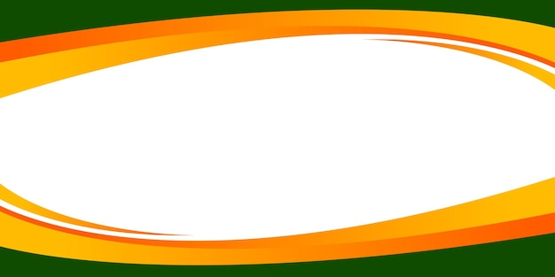 Vetor resumo de ondas fundo verde e laranja