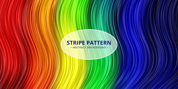 Resumo de padrão de listras em estilo gradiente colorido