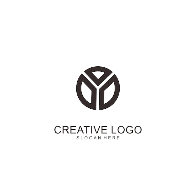 Resumo do design do logotipo do monograma