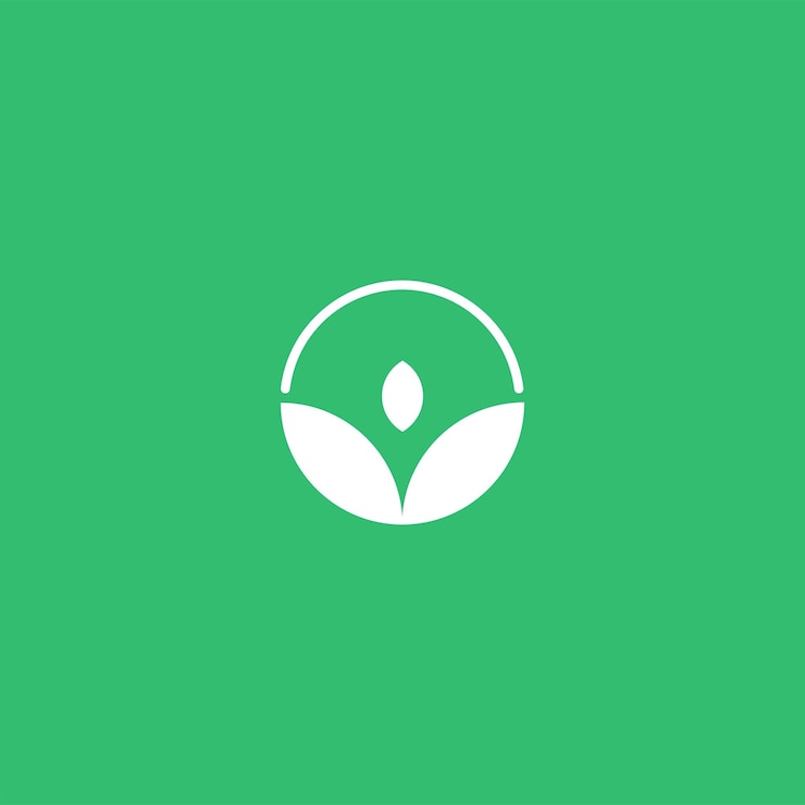 Vetor resumo verde folha e folhas logotipo ícone vetor botânico design cosmético natureza eco ilustração